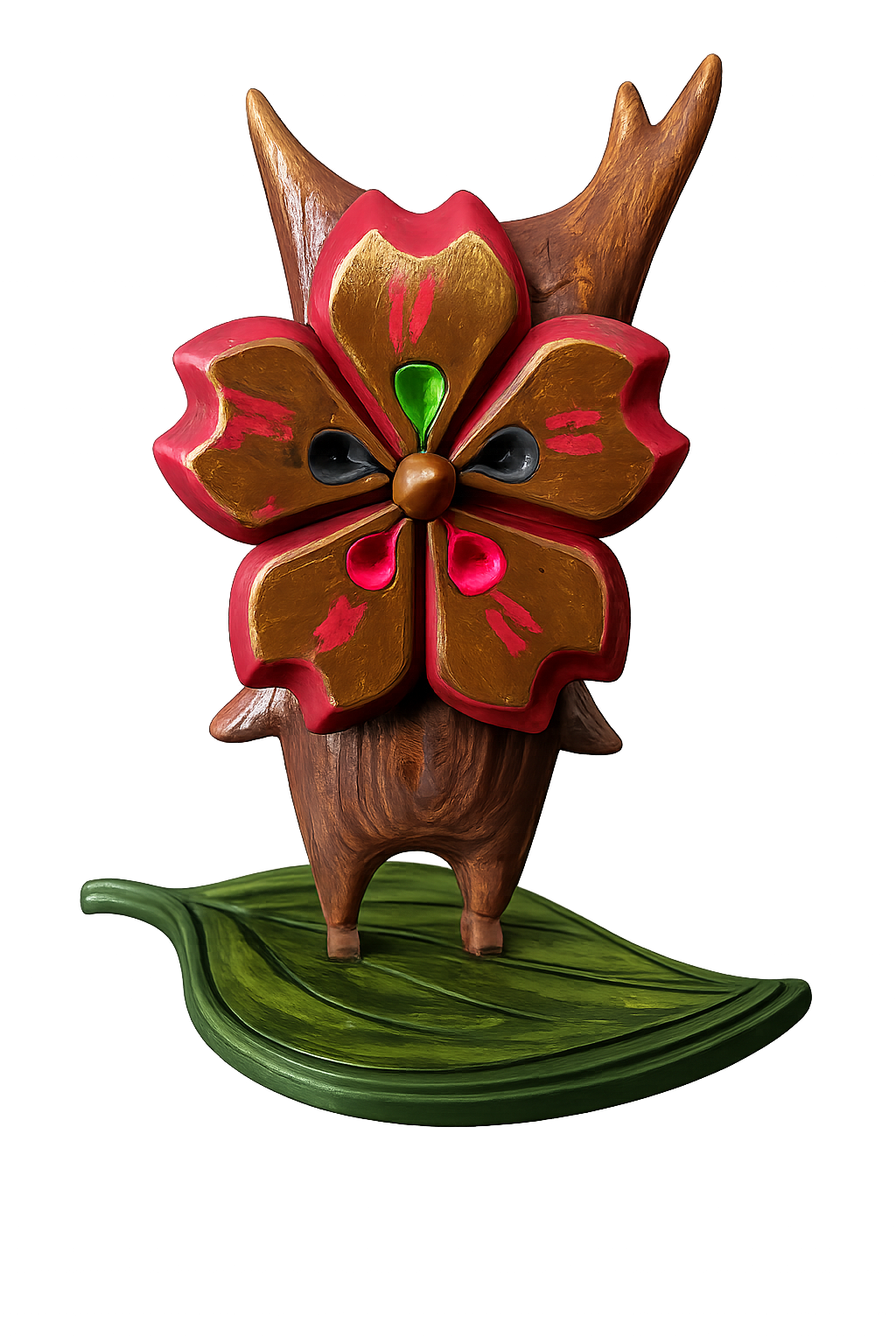 Figurine de 10 cm inspirée des Korogus de Zelda : de la modélisation à la peinture à la main